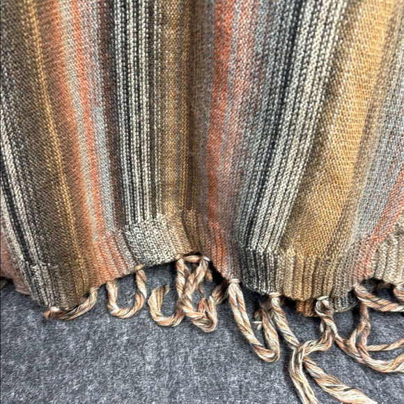 FDJ Women's Multicolor Striped Poncho - Picture 5 of 6